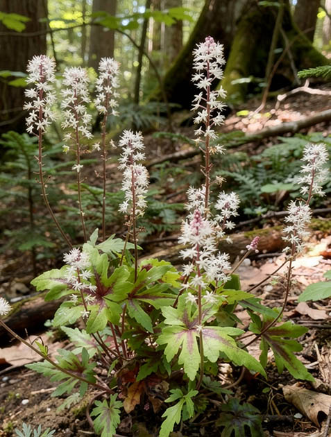 Tiarella 'Morning Star'